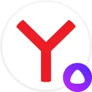логотип Яндекс.Браузер с Алисой