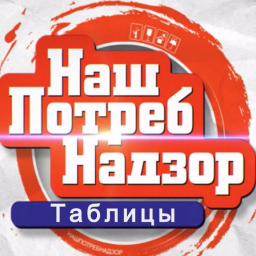 логотип НашПотребНадзор Таблицы